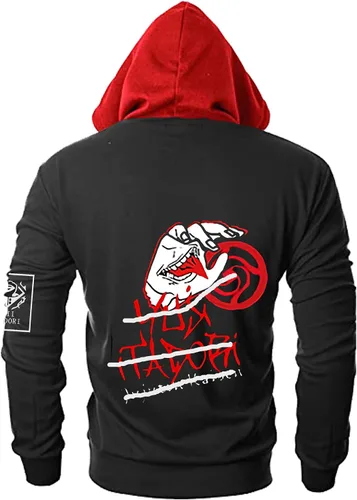 Vista 2 de BICOPU Sudaderas con capucha y pantalones deportivos de anime para hombre y mujer