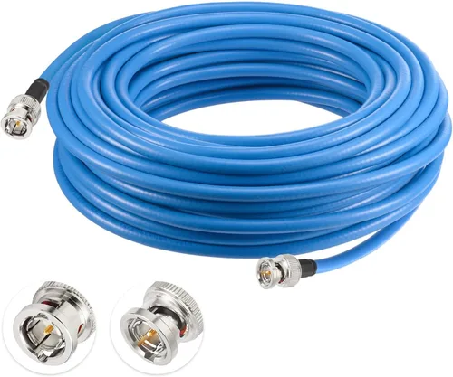 Vista 9 de Superbat Cable SDI 3G/6G/12G de 1 pie BNC Jumper Belden 1694A, compatible con video HD-SDI/3G-SDI/4K/8K, para convertidor de cámaras, cable SDI