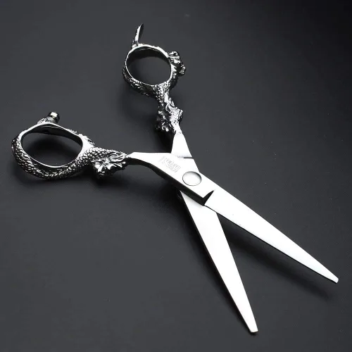 Vista 5 de Tijeras de corte de pelo, tijeras profesionales de peluquería de 6 pulgadas, uso doméstico para hombre, mujer, adultos, niños, bebés