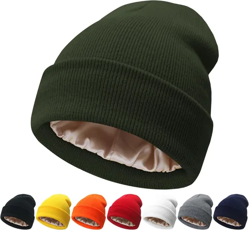 Vista 25 de NPQQUAN Unisex Beanie Hats for Men Women Winter Knit Beanies