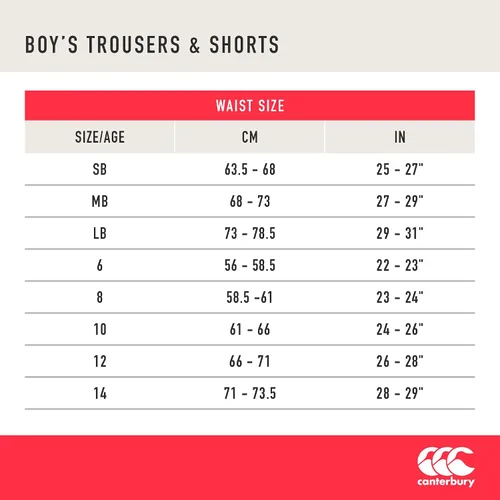 Vista 7 de Canterbury Junior - Pantalones cortos profesionales para niños