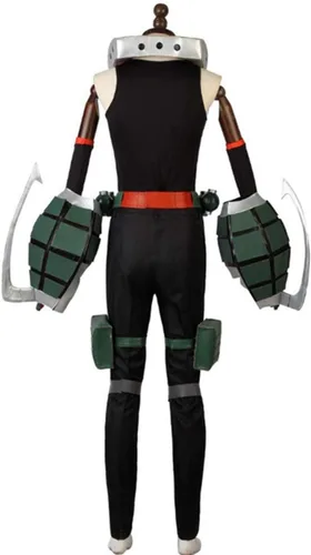 Vista 2 de Traje de hombre para My Hero Academia Boku no Hero Akademia Katsuki Bakugou Cosplay
