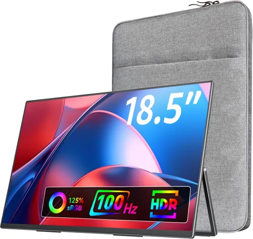 Vista 10 de VisionOwl Monitor portátil para laptop, IPS USB-C HDMI segundo monitor de viaje para MacBook Pro Air, PC, PS5, Xbox, segunda pantalla portátil