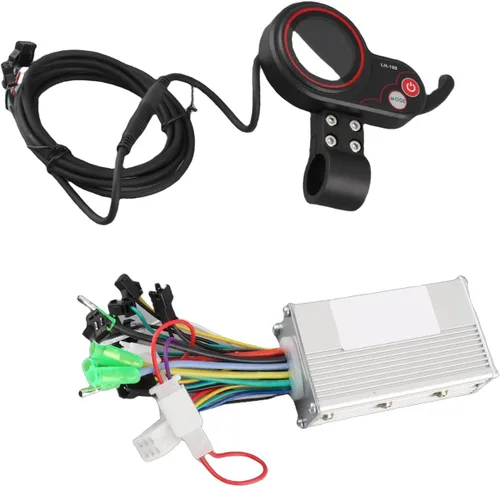 Vista 9 de Controlador sin escobillas del motor con panel de control de pantalla LCD a prueba de lluvia y accesorio de interruptor de cambio para eléctrico