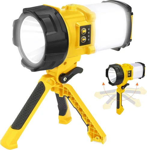 Vista 9 de Linterna de camping recargable del trípode, proyector del PDA de la Naranja