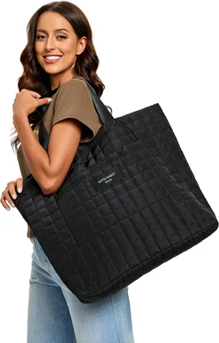 Vista 2 de Large Tote Bag for Women Travel Tote Bag SATIN SAINT lifestyle Women Tote Bags for Work Daily Womens Bags Beach Bag