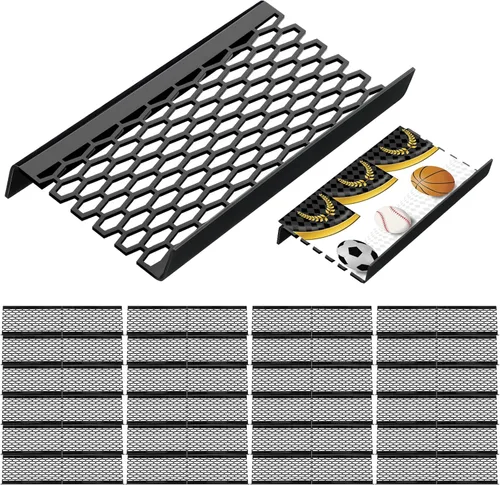 Vista 7 de Yalikop 10 soportes para tarjetas coleccionables para vitrina, hueco Elevadores modulares de acrílico de la exhibición para el juego de mesa