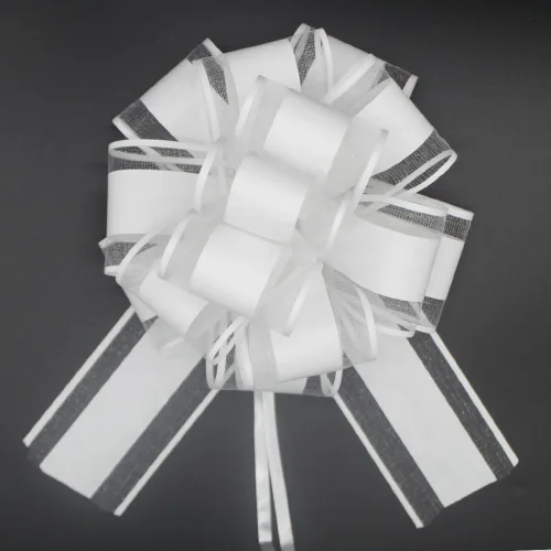Vista 17 de 6 piezas de lazos de tirar, lazo de regalo verde frijol, 6 pulgadas, Navidad, fiesta, regalo de cumpleaños, boda, lazos de cinta para envolver cajas