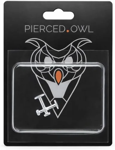 Vista 2 de Pierced Owl - Par (2) – Topes de plástico transparente para piercings, 14 g-16g y 3 mm con parte superior plana, de bioflex. Topes para labios