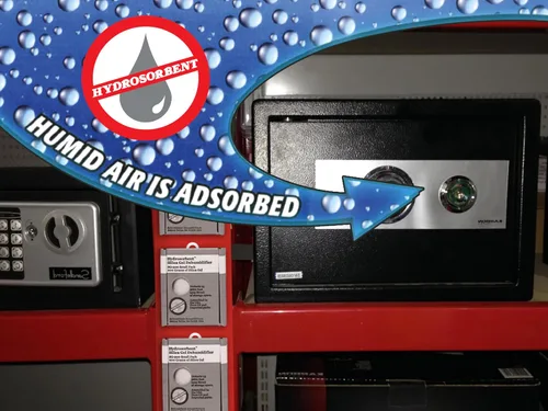 Vista 3 de HYDROSORBENT® Gun Safe Deshumidificador recargable de gel de sílice de 15.87 oz de cartón. Absorbente de humedad. Deshumidificador desecante