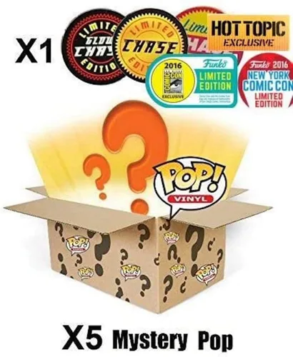 Vista 3 de Funko POP Mystery - Juego de 6 figuras, incluye 1 figura elegida al azar, de edición limitada, de persecución - Juego de figuras de vinilo