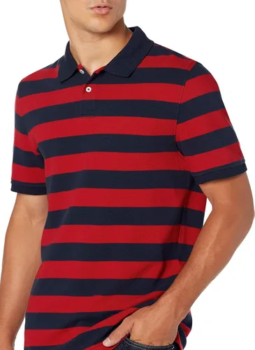 Vista 4 de Tienda Essentials Mens Slim-Fit Cotton Pique Polo Shirt