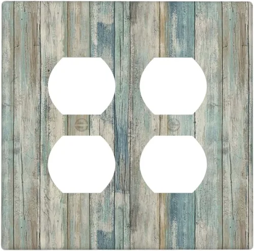 Vista 56 de Placa de Pared en Blanco de 1-Gang Sin Dispositivo Beige Lindo Vintage Boho de los 70s Hongo Fungus Planta Floral Botánica Libélula Interruptor