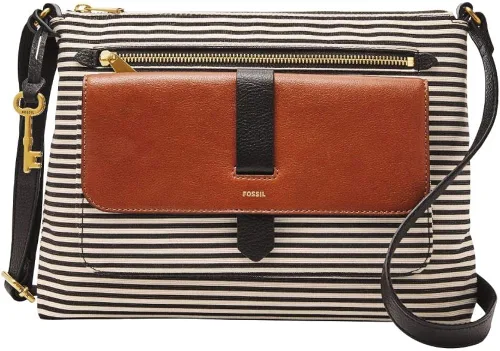 Vista 3 de Fossil Kinley - Bolso bandolera grande para mujer