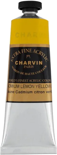 Vista 133 de Charvin Pintura acrílica profesional extrafina – verde absenta, tubo de 2.1 fl oz, pigmentos de triple fresado, resistente a la luz, pinturas