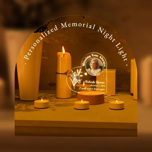 Vista 5 de Regalos conmemorativos personalizados, regalos de condolencias personalizados por la pérdida de mamá en memoria de un ser querido, marcos de fotos