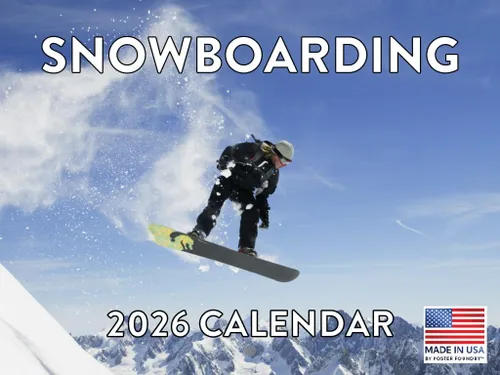 Vista 10 de [Usado] Calendario de deportes de aventura al aire libre, calendario mensual de pared 2026, 12 meses, fabricado en Estados Unidos