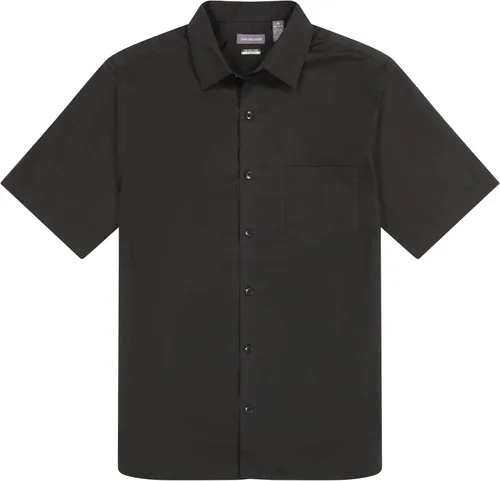 Vista 8 de Van Heusen Camisa de cuadros de manga corta con cuello abotonado para hombre sin arrugas
