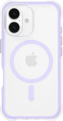 Vista 43 de ORNARTO Air Case para iPhone 16 Pro Max Transparente, Compatible con MagSafe, Funda de Protección contra Caídas de Grado Militar con Air-Pink Rosa