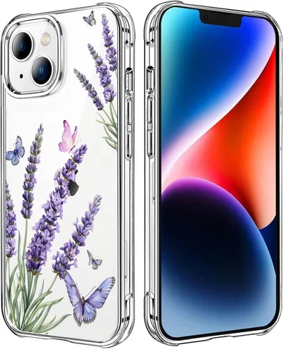 Vista 6 de Funda transparente de girasol compatible con iPhone SE 2022 SE 2020 7 8, funda trasera floral para niñas y mujeres, funda protectora transparente