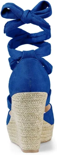 Vista 4 de Allegra K Alpargatas con cordones para mujer