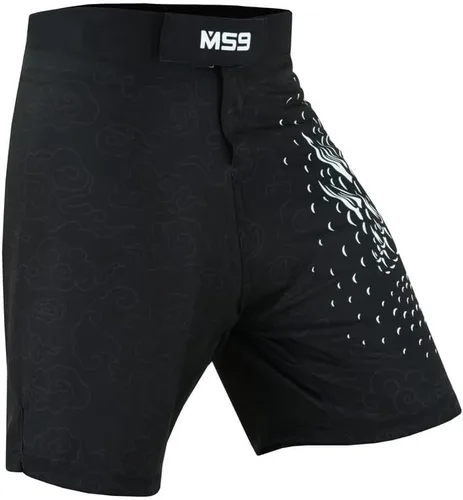 Vista 9 de MS9 Pantalones cortos de artes marciales mixtas para hombres, Grappling Kick Boxing BJJ Boxing