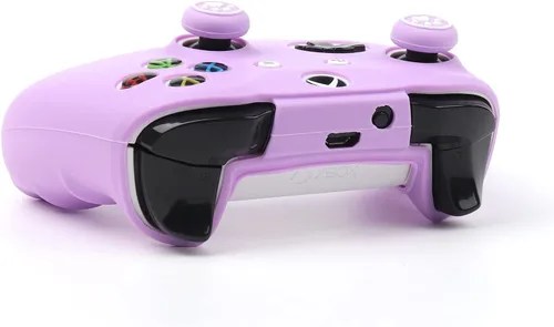 Vista 6 de RALAN Funda protectora de silicona antideslizante para control Xbox One SX con agarre de 6 pulgares.