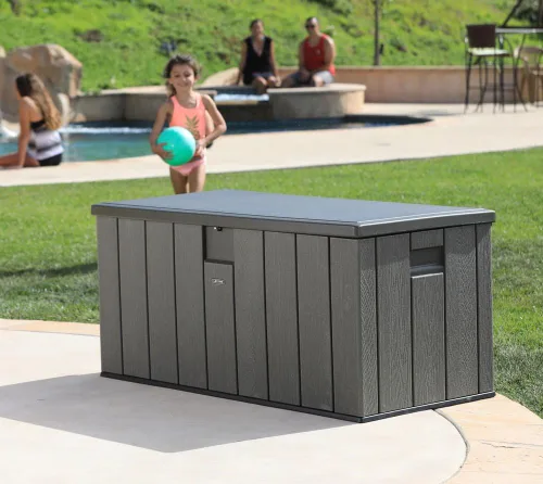 Vista 2 de Caja de almacenamiento al aire libre LIFETIME, 150 galones