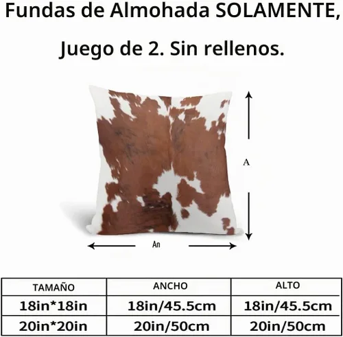 Vista 3 de Fundas de cojín de terciopelo de 18 x 18 pulgadas, color marrón