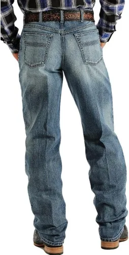 Vista 2 de Cinch Mens Black Label 2 0 Medium Stonewash Jeans 30x30 Medium Blue, Azul