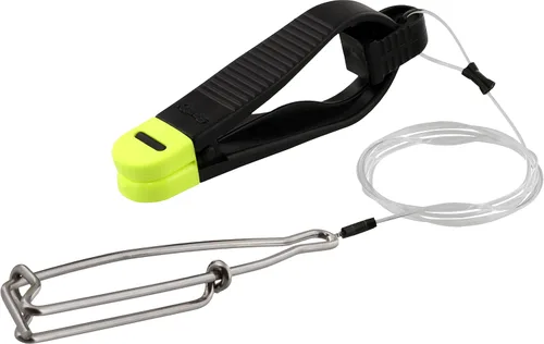 Vista 2 de Scotty Power Grip Plus Release, amarillo, trenzado, 12 lb