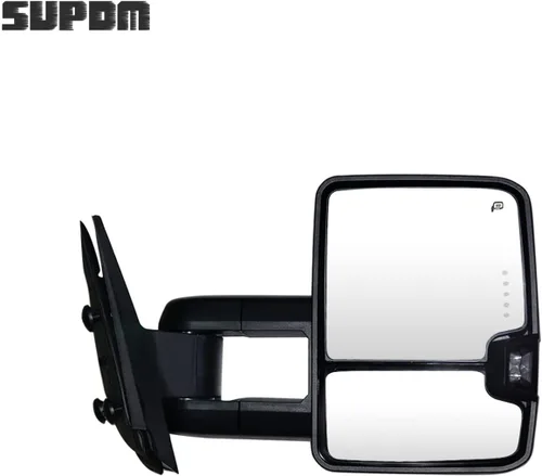 Vista 3 de Espejos de remolque compatibles con Chevy Silverado Suburban Tahoe Avalanche GMC Sierra Yukon 2007-2013 con espejo lateral de vidrio calefactable
