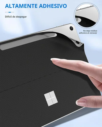 Vista 6 de Moko Calcomanía para tableta para Microsoft Surface Pro 12 2025, color Negro