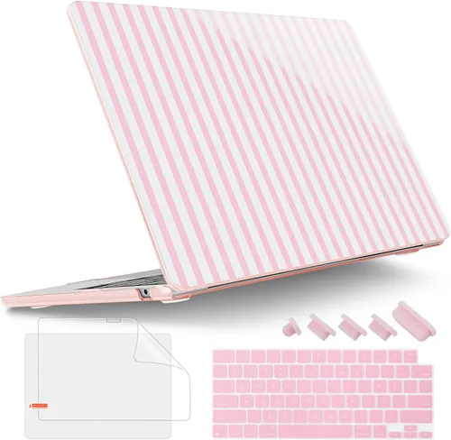 Vista 11 de Tuiklol Funda rígida para MacBook Air 2026, 2025, 2024, 2023, modelo M5, A3448, M4, A3241, M3, A3114, M2, A2941, funda rígida para MacBook de 15.3