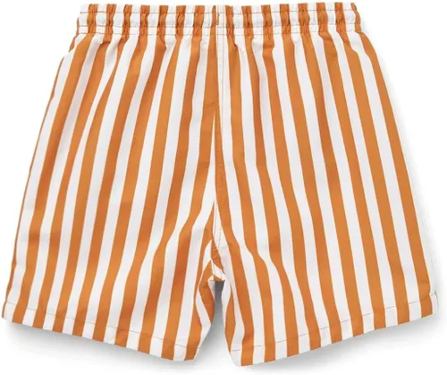 Vista 22 de Traje de baño para niños, ropa de playa de secado rápido, pantalones cortos de natación para niños pequeños, traje de baño a rayas, traje de baño