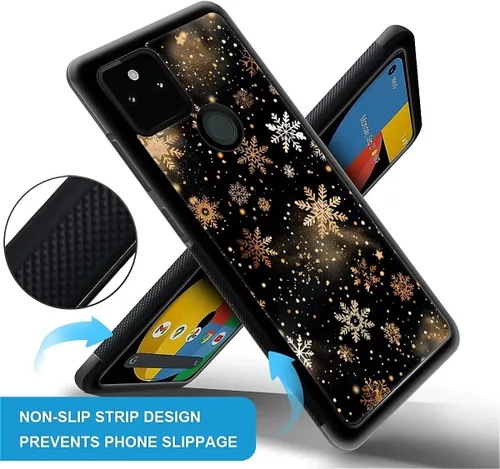 Vista 158 de Compatible con Google Pixel 4A 5G Mobile Case Creative Acrylic Panel trasero Silicona Protección Grip especialmente diseñado para Google Pixel 4A 5G