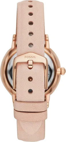 Vista 3 de Fossil Gwen Reloj de cuarzo de acero inoxidable con correa de cuero para mujer