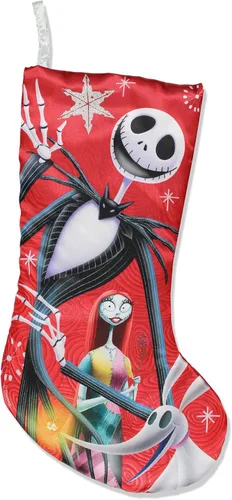 Vista 2 de Kurt S. Adler Disney The Nightmare Before Christmas Jack and Sally Stocking