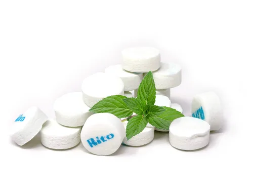 Vista 4 de SweetGourmet Pastillas de menta blanca Caramelos a granel de mentas de Canadá 1 libra