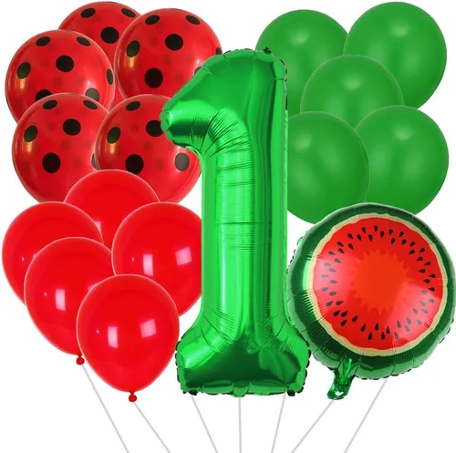 Vista 12 de Globos de béisbol de papel de aluminio para decoración de cumpleaños, globos con el número 2, globos de confeti de estrella roja y azul