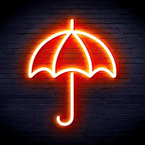 Vista 13 de ADVPRO Paraguas Flex Silicona LED Neon Sign - Púrpura - st16s33-fnu0016-p