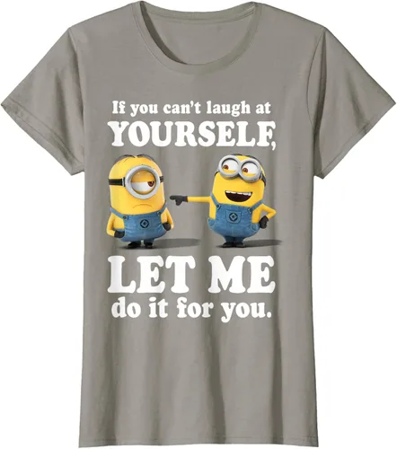 Vista 82 de Camiseta gráfica de Minions de Mi villano favorito: Ríete de ti mismo Negro