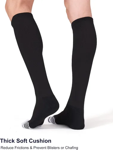 Vista 5 de FITRELL Paquete de 23 calcetines de béisbol y sóftbol para niños, jóvenes, hombres y mujeres, calcetines altos hasta la rodilla (varios colores)