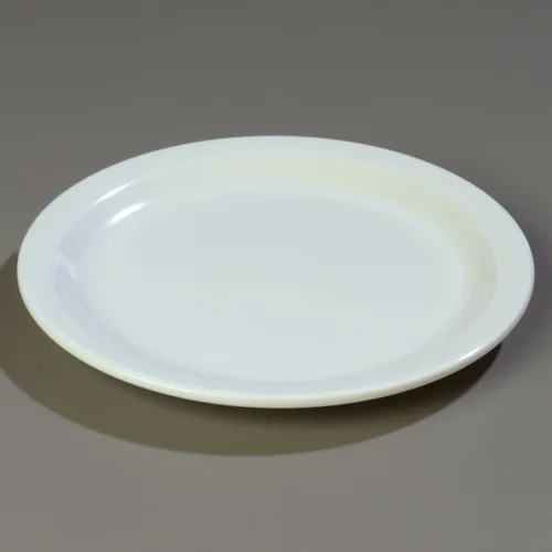 Vista 9 de Carlisle FoodService Products Dallas Ware - Plato de postre de plástico reutilizable con borde para bufés, hogar y restaurantes, melamina, 6.5