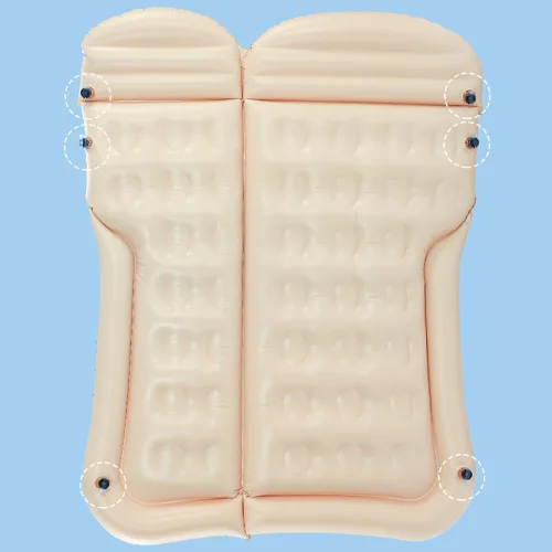 Vista 3 de Cama de automóvil para Dodge Grand Caravan/Durango/Challenger Charger Durango RT, colchón inflable de viaje, camas para dormir, viajes, camping E