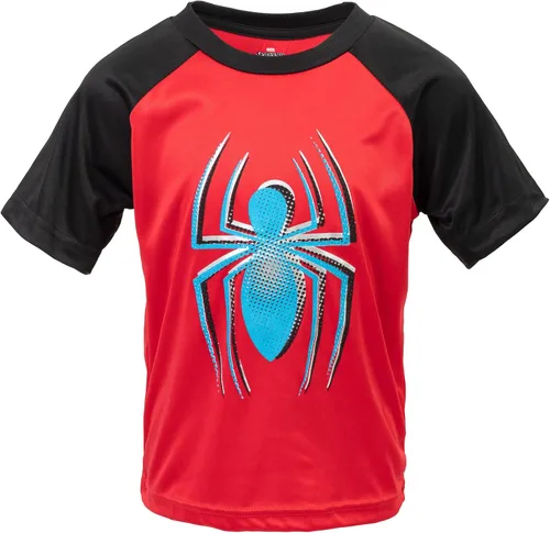 Vista 2 de Marvel Paquete de 3 camisetas deportivas de Hulk de los Vengadores Spider-Man