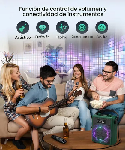 Vista 6 de SHIDU Amplificador de voz inalámbrico de 40W para profesores con micrófonos