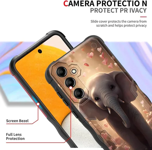 Vista 534 de Funda para Galaxy A14 5G, [Doble Capa][Protección contra Caídas de Grado Militar de 10 Pies] [Antideslizante] Funda Resistente a Prueba de Golpes