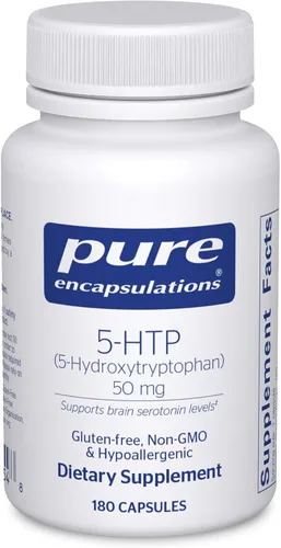 Vista 8 de Suplemento Pure Encapsulations, 5 hidroxitrptófano , 1, 1