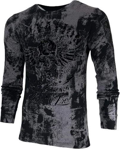 Vista 5 de Archaic Affliction - Camiseta de manga larga para hombre, color negro